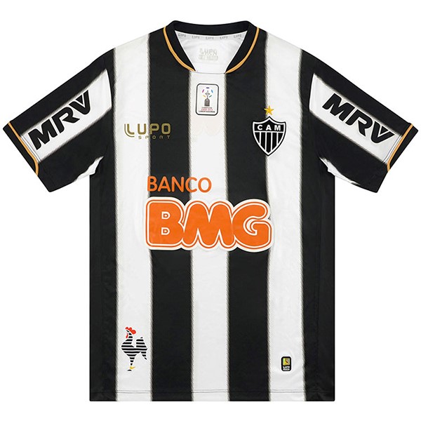 Tailandia Camiseta Atlético Mineiro 1st Retro 2013 Negro Blanco